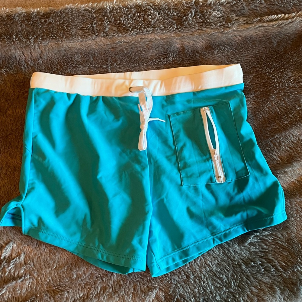 NWOT Coofandy Mens Swim Trunks Swimwear Bathing Swim Brief Square LegBoard SizeM - Picture 6 of 9